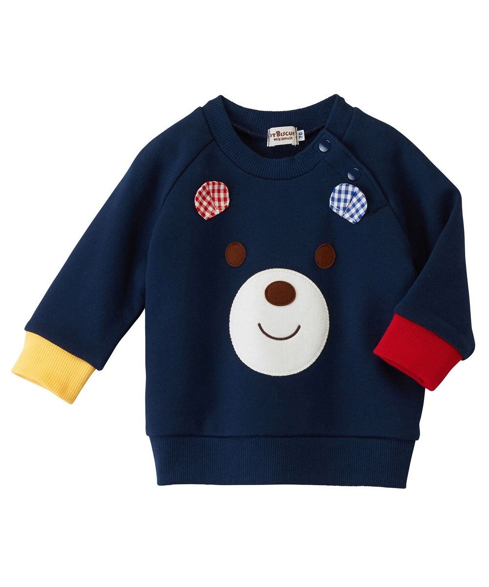 MIKI HOUSE HOT BISCUITS 【ベビーウェアパック】【ラッピング不可】トレーナー＆パンツセット 