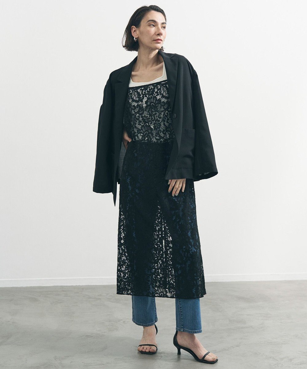 UNFILO 【UNFILO DENIM/新色追加】撥水ストレッチ テーパードデニム 