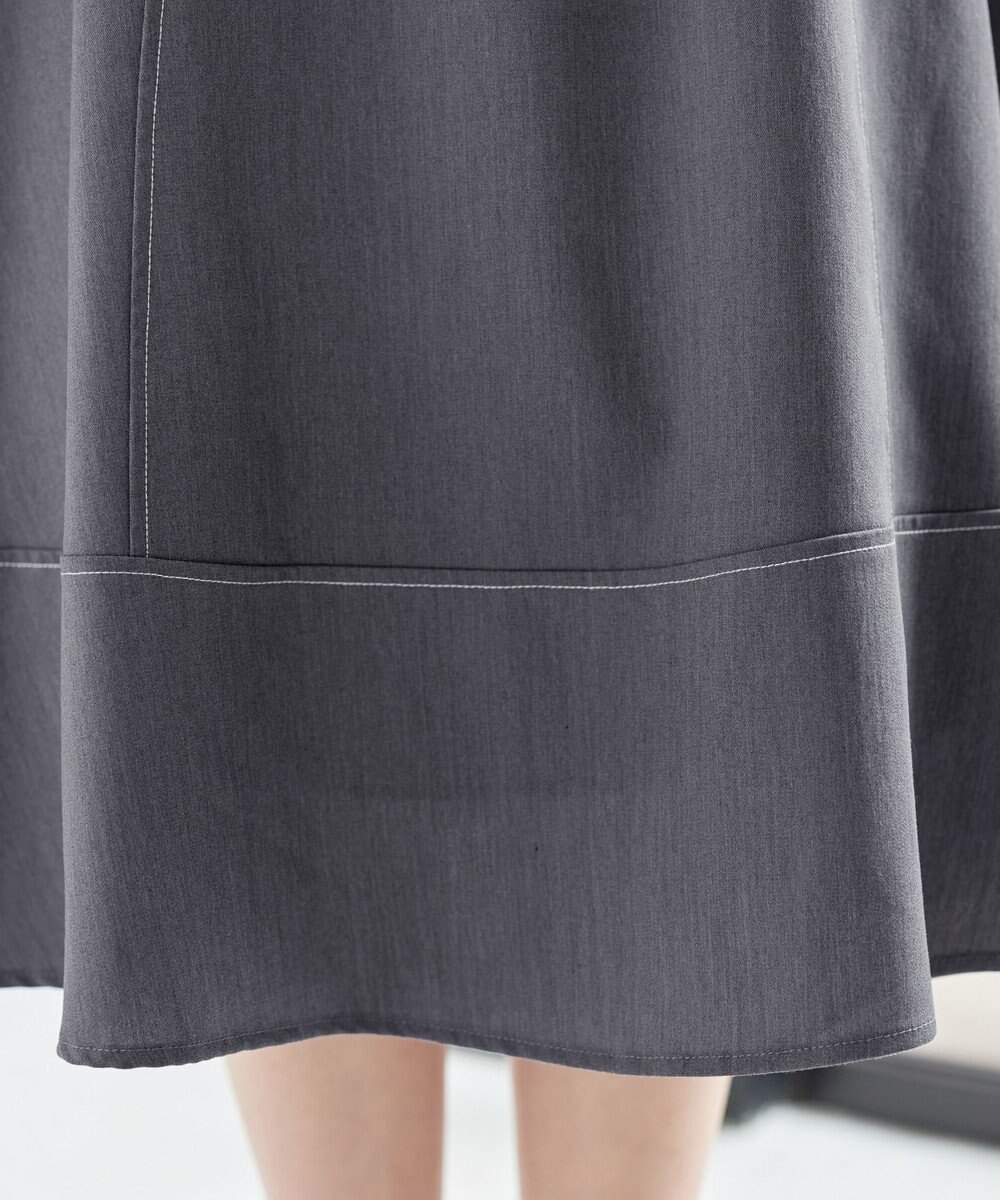 Tiaclasse L ピンタックステッチワンピース 