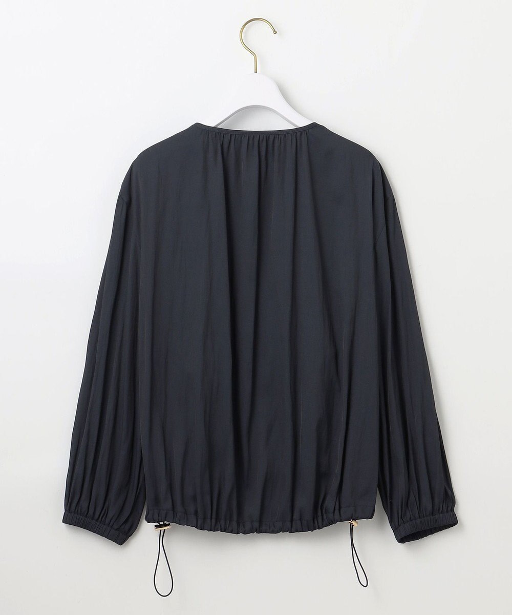 ANY SIS S 【接触冷感・速乾・UVカット】ツヤテロギャザー ブルゾン 