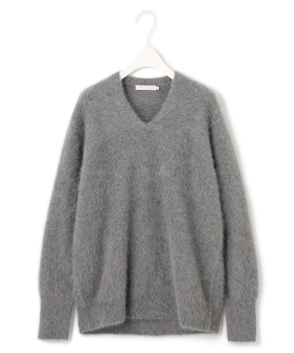 ICB L フォックスアルパカ Vネックプルオーバーニット 