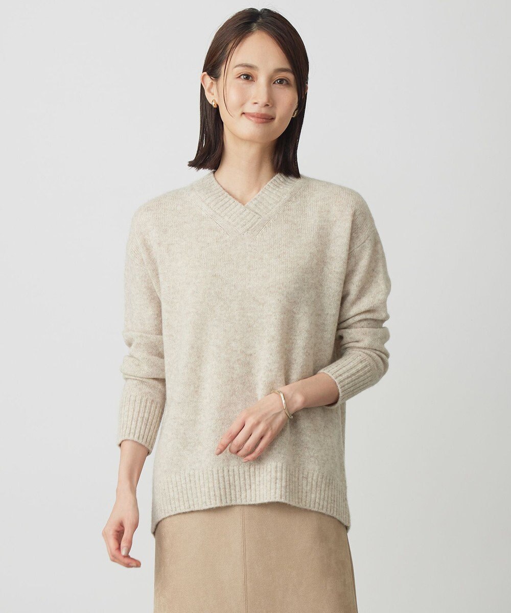 J.PRESS LADIES L YAK BLEND Vネック ニット 