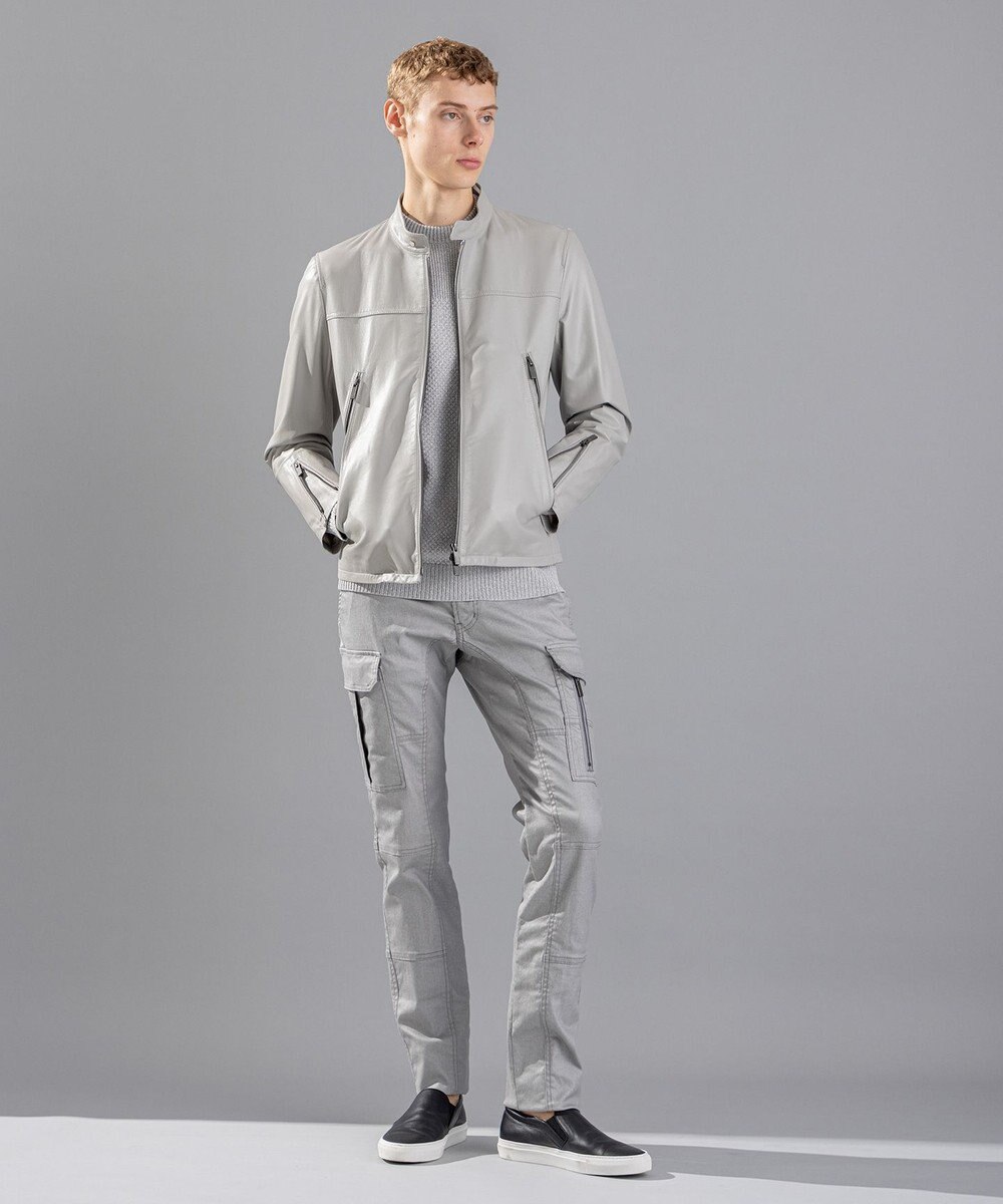 JOSEPH HOMME 【LEON 掲載】シルクバルキーハニカム　クルーネックニット 