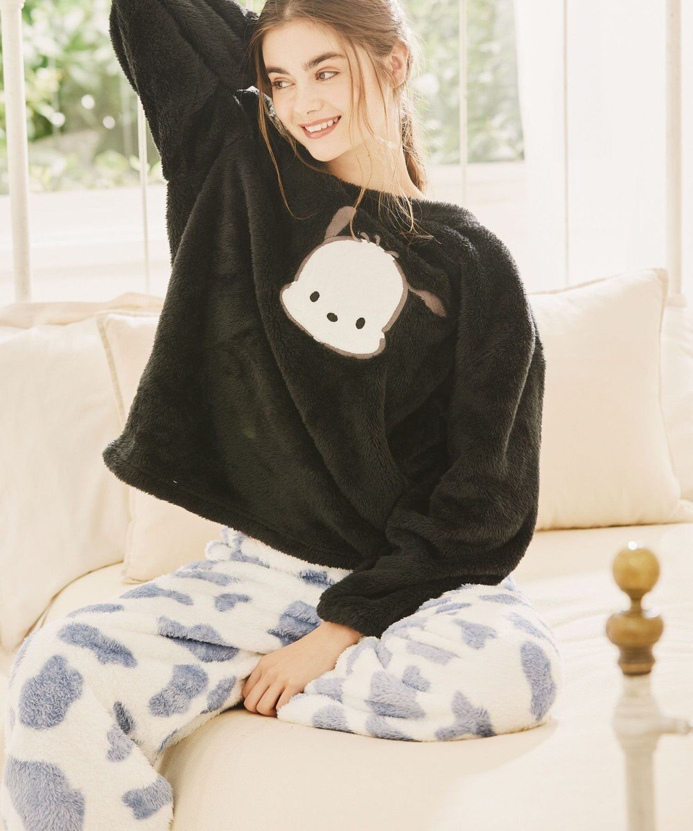 San-ai Resort（三愛水着楽園） 【SALE】【UNISEX】温活にもぴったり！ポチャッコペアルームウェアセット・サックス 【northerly】【サンリオキャラクターズ×San-ai Resortコラボ】 