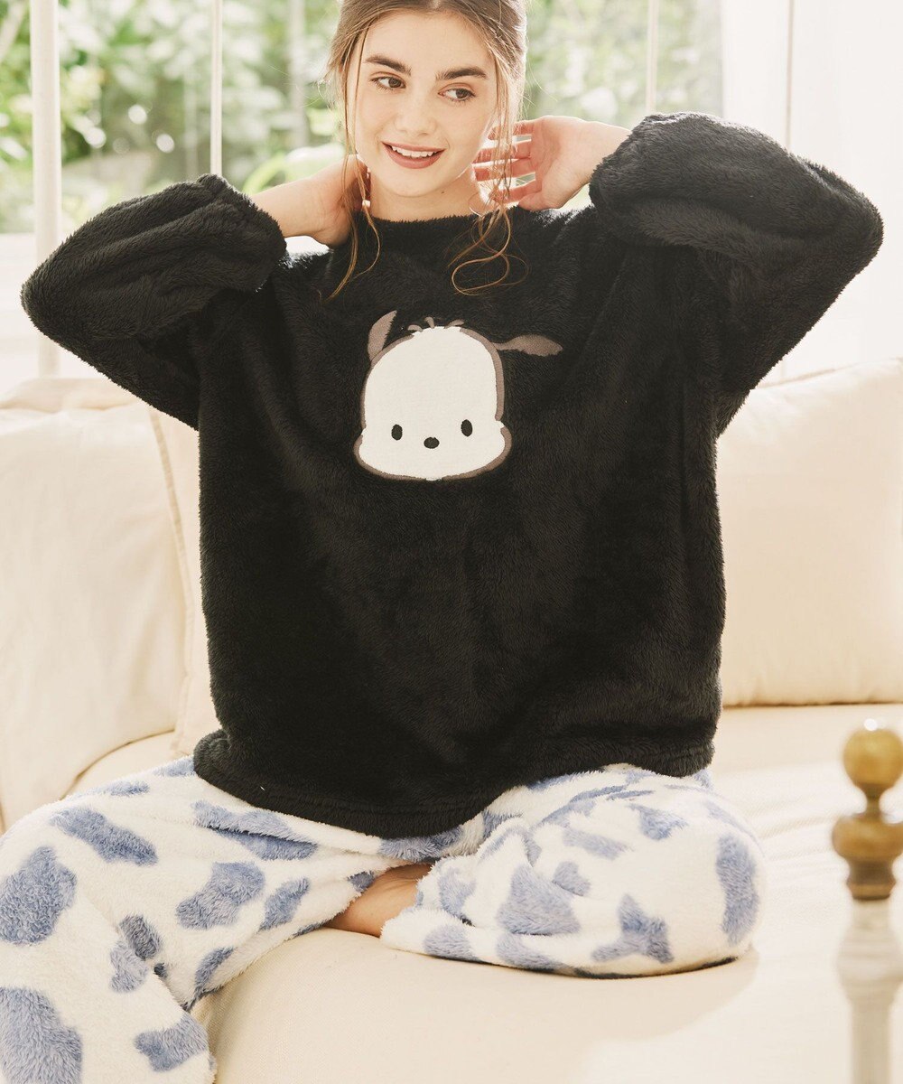 San-ai Resort（三愛水着楽園） 【SALE】【UNISEX】温活にもぴったり！ポチャッコペアルームウェアセット・サックス 【northerly】【サンリオキャラクターズ×San-ai Resortコラボ】 