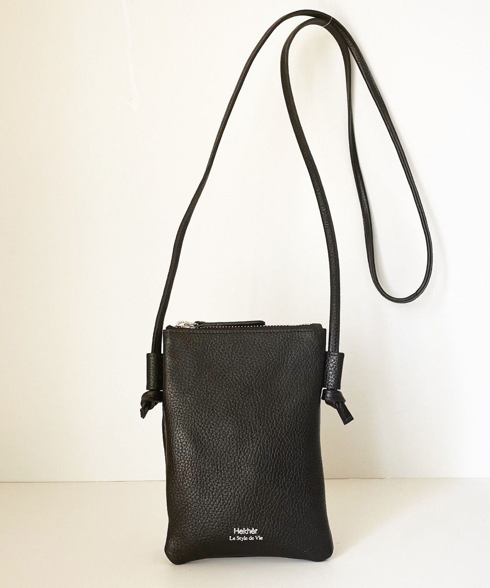 Hekhèr Le Style de Vie 新色追加【日本製】シュリンクレザー スマートフォンポシェット 