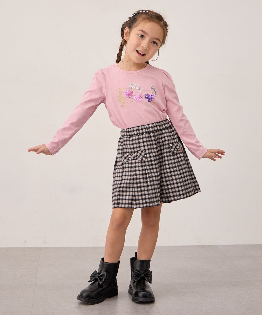 ANY KIDS チェック柄 ショートパンツ 