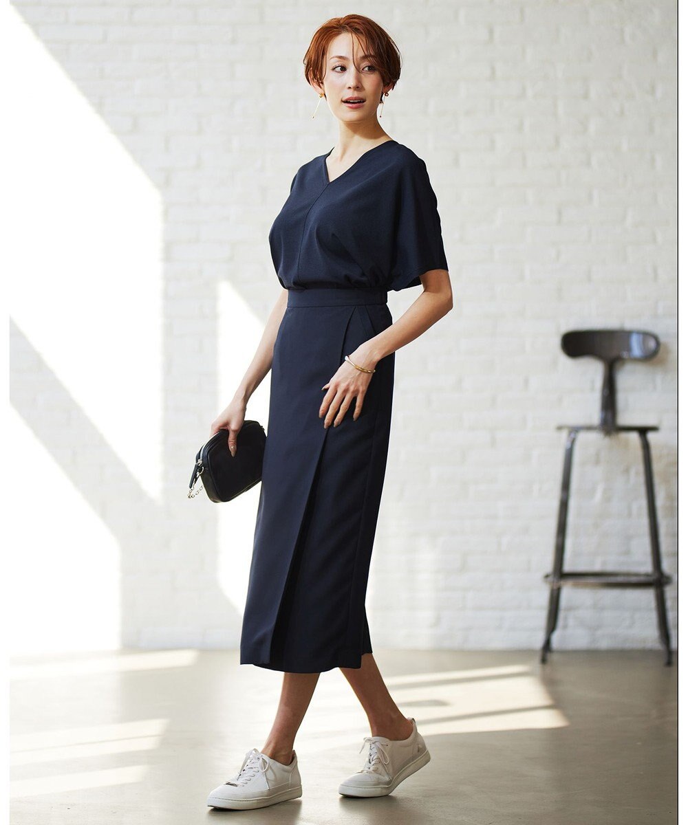 ICB L 【洗える】VIS/NYハイゲージ Vネックプルオーバー 