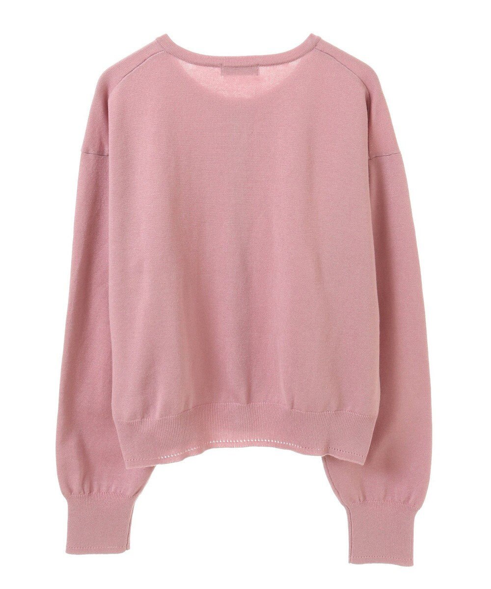 earth music&ecology ＵＶカット加工クルーネックニットカーディガン 