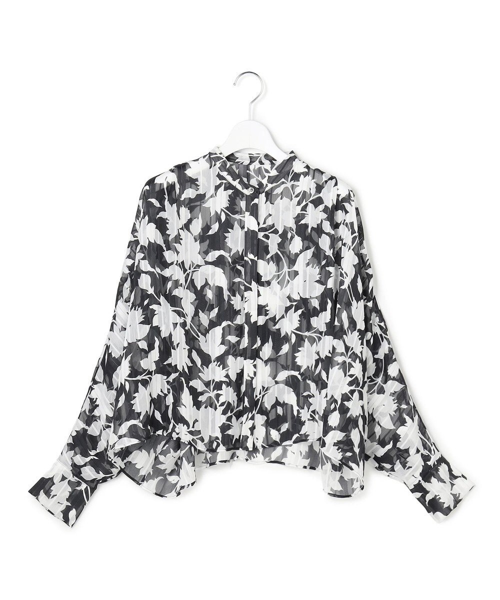 ICB 【30th ANNIVERSARY】 アーカイブフラワープリント ドルマンスリーブブラウス 
