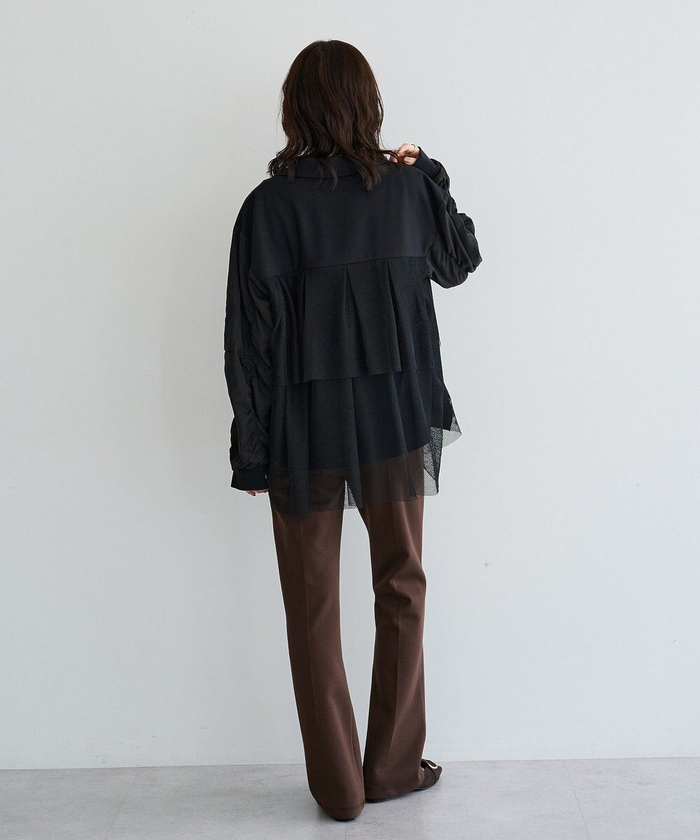 YECCA VECCA ストレッチセンターシームフレアパンツ 