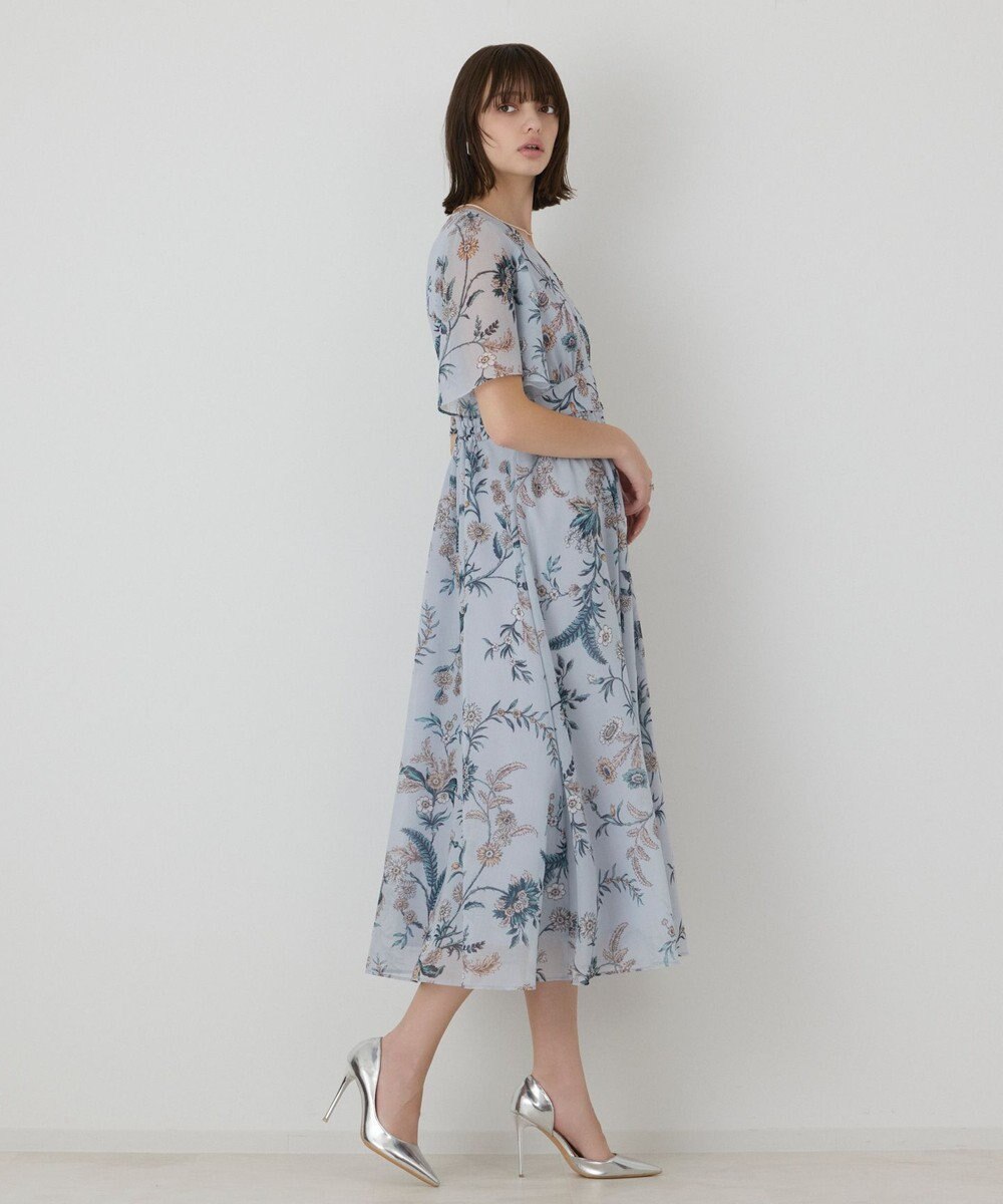 GRACE CONTINENTAL シノワズリプリントワンピース 