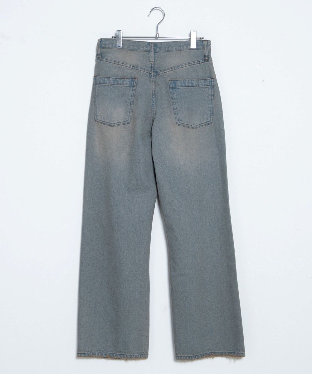 WEGO ダメージデニムワイドパンツ 