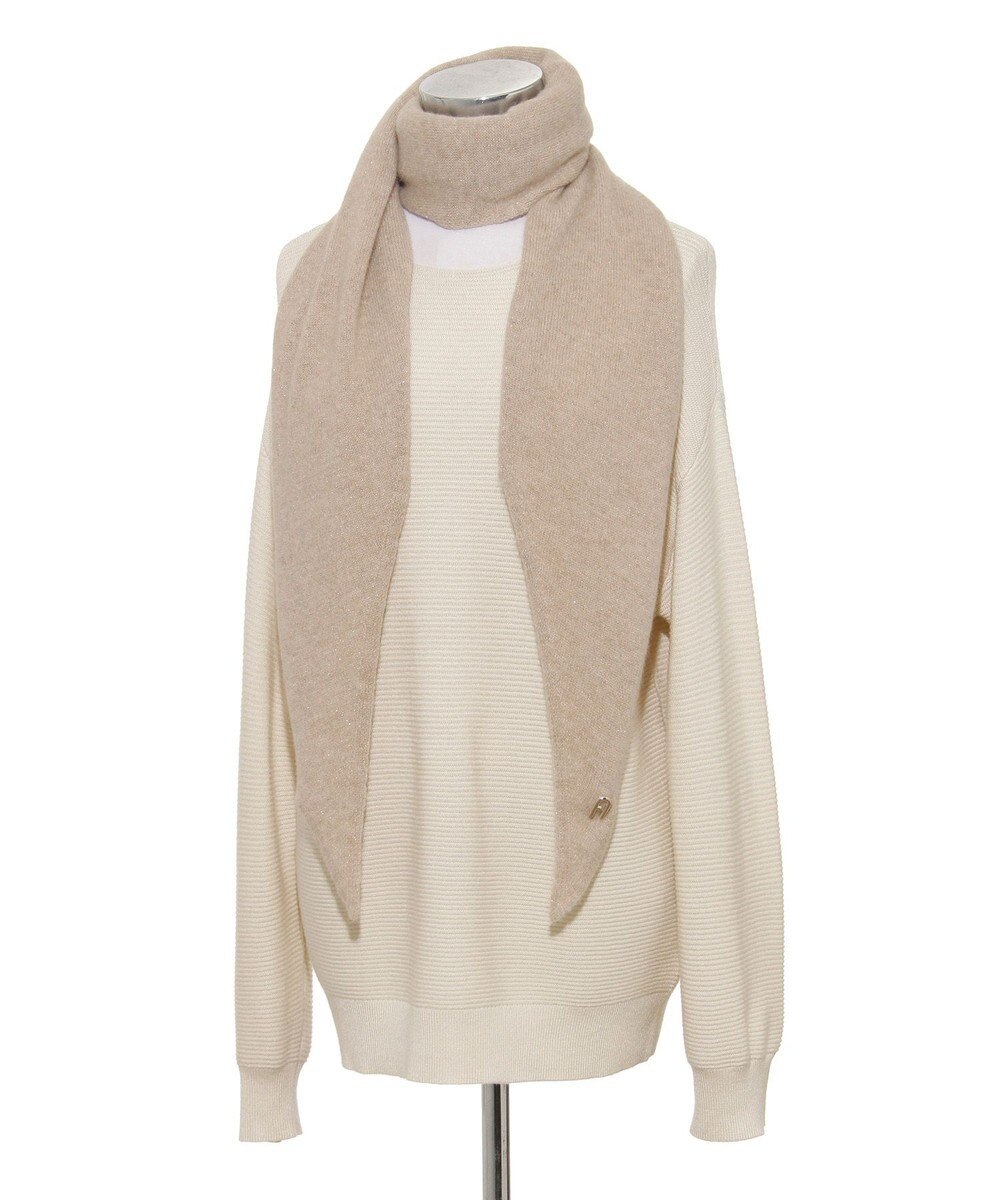 MOONBAT FURLA(フルラ）カシミヤ スパンコール トライアングルストール 