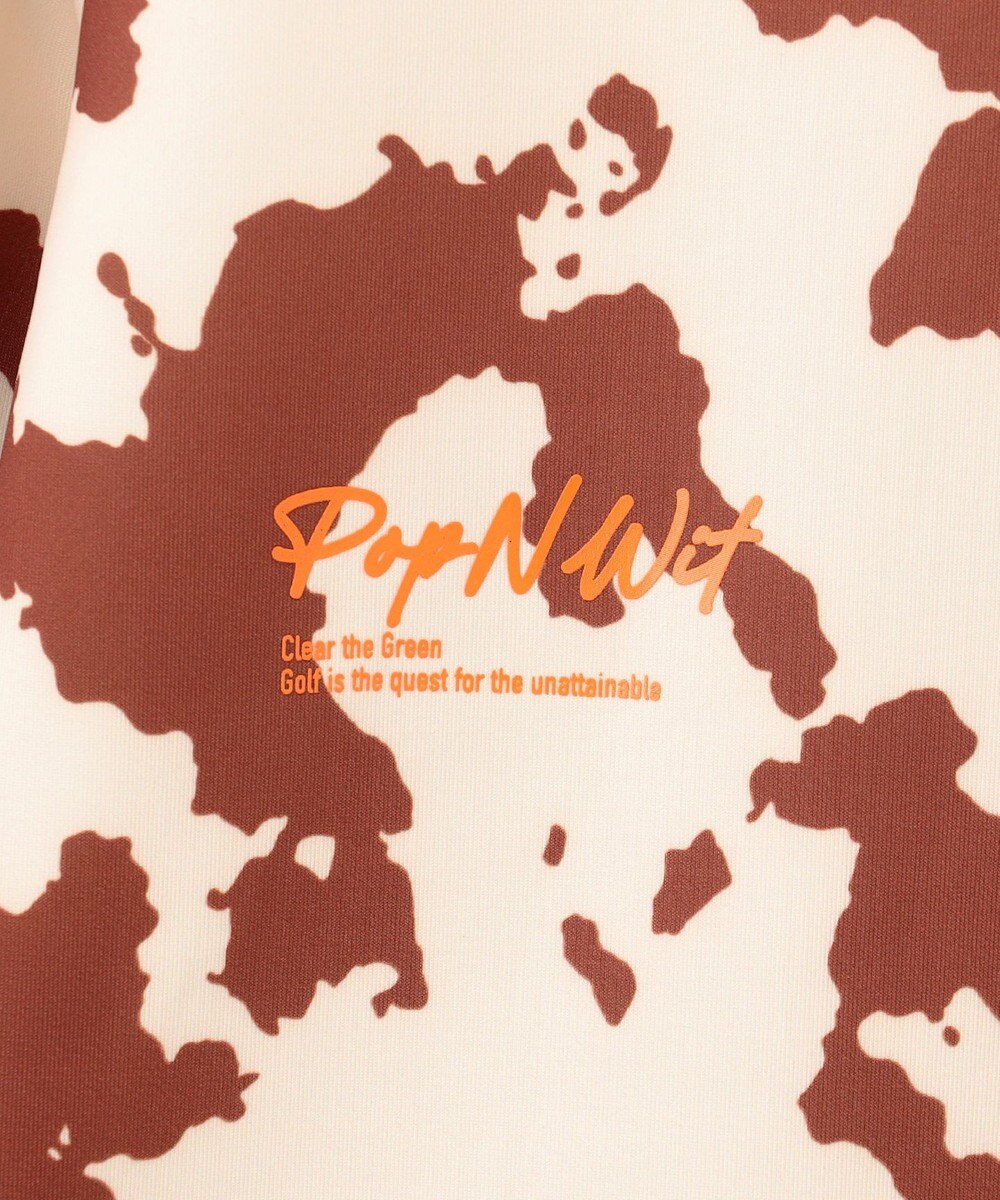 PW CIRCULUS 【ストレッチ / 快適 / 一枚でサマになる】【WOMEN】NEW PINTO柄ロングスリーブモック T 