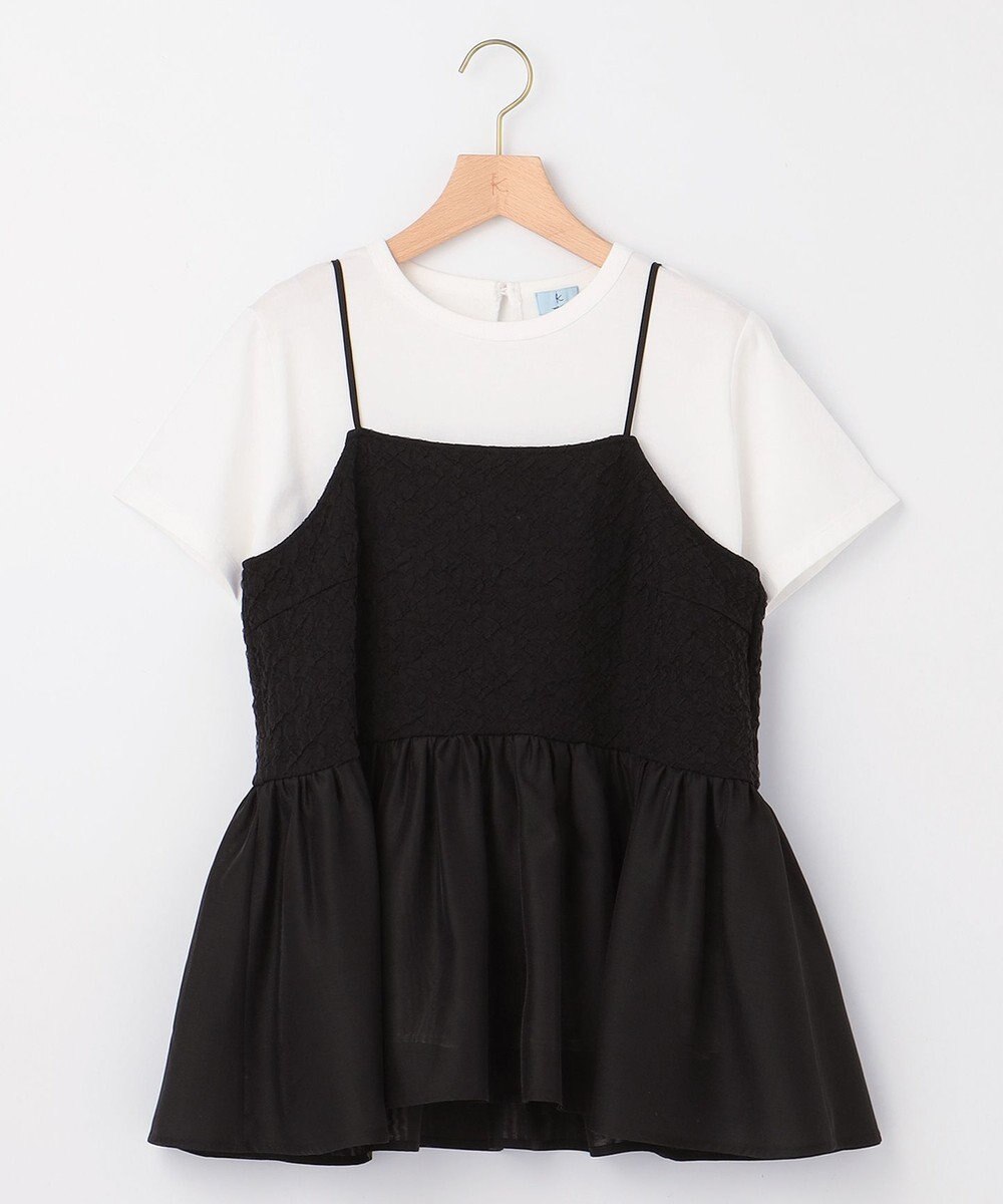 組曲 L 【WEB限定】レリーフジャガードキャミツインセット 