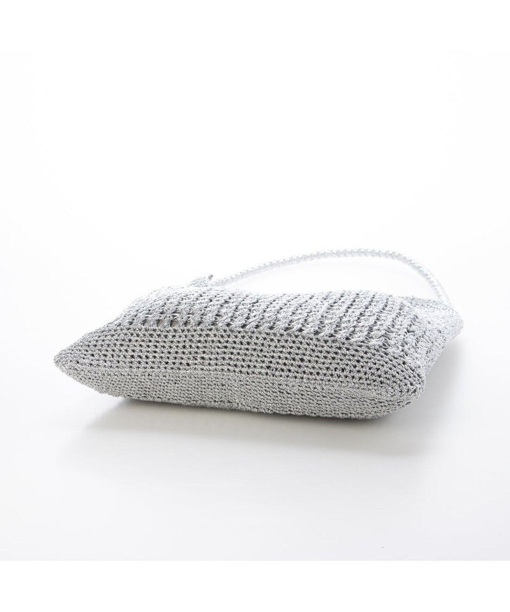 UNBILLION カシュカシュ cachecache / メタリックコード柄編みワンハンドルトート 