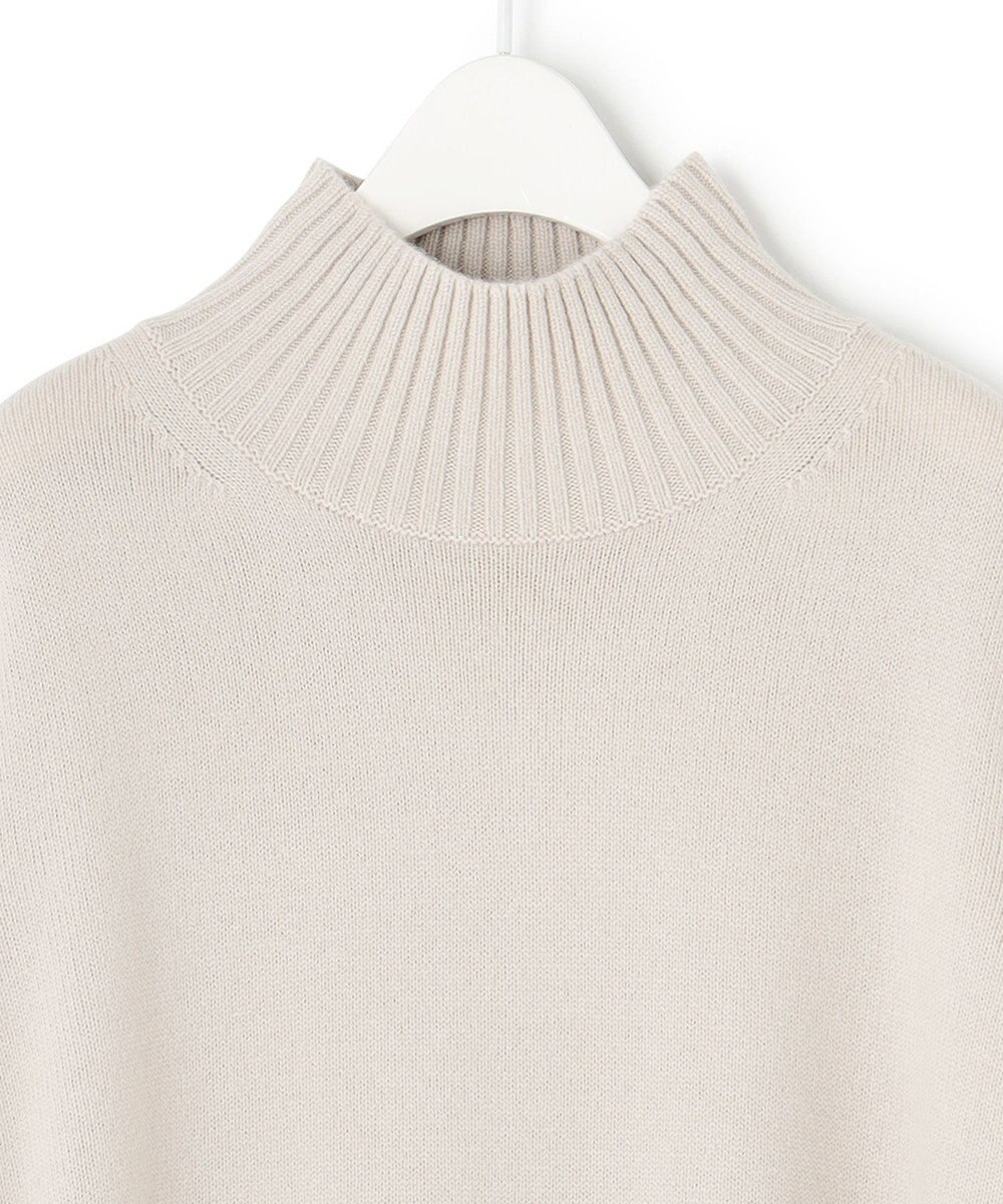 ICB L 【WEB限定カラーあり】 ソフトカシミヤミックス ハイネックワンピース 