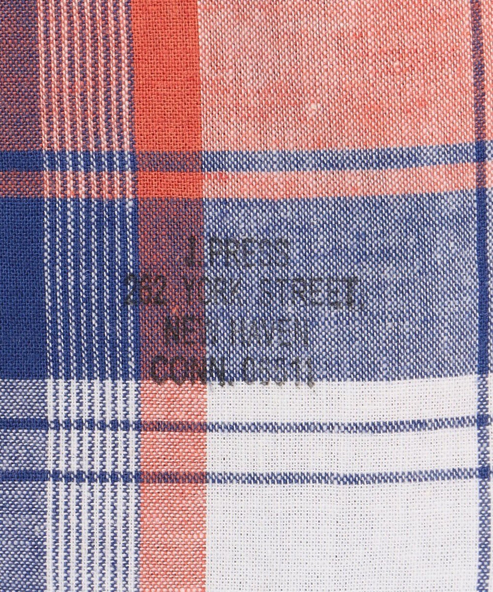 J.PRESS MEN 【WEB・一部店舗限定】コットンリネンチェック シャツ/B.D 