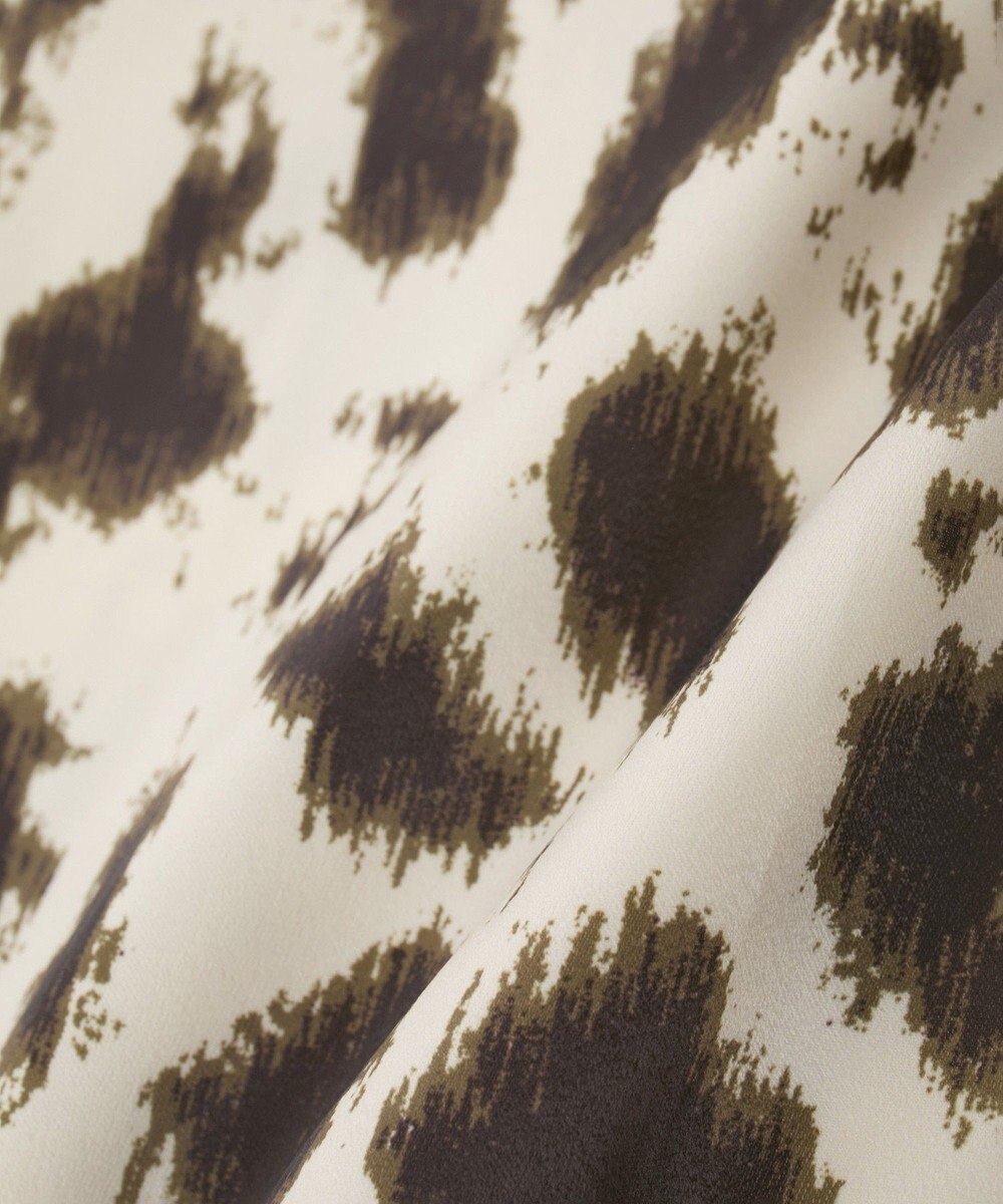 CRAFT STANDARD BOUTIQUE ヒョウ柄プリントIラインスカート 