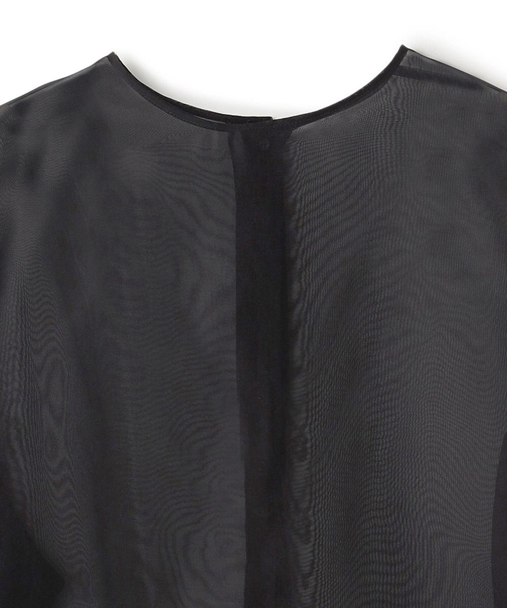 BEIGE， ERICA / シルクシースルークルーネックブラウス 