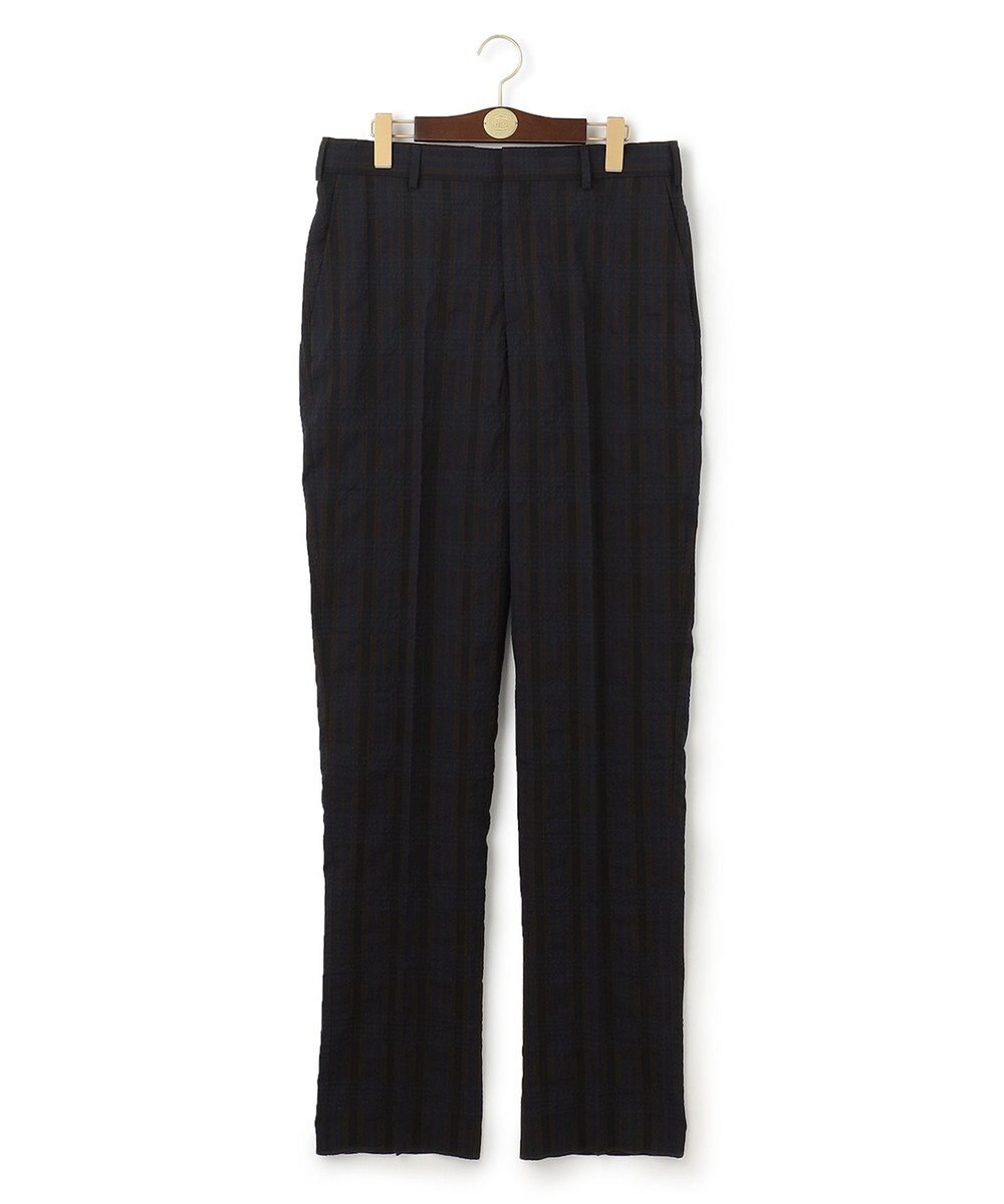 J.PRESS MEN J.PRESSアーカイヴパターン ダークチェックサッカー スラックス 