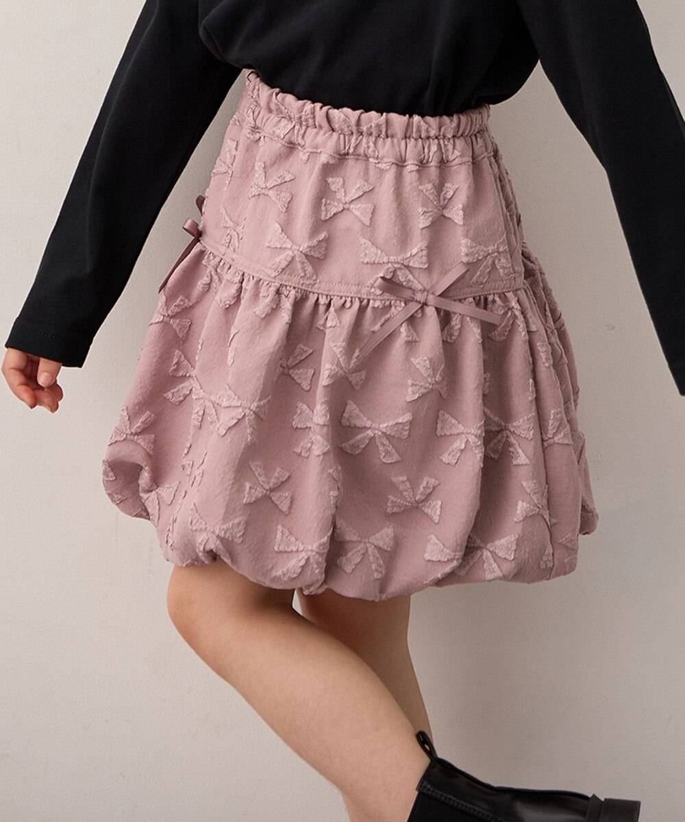 ANY KIDS リボン バルーンスカート 