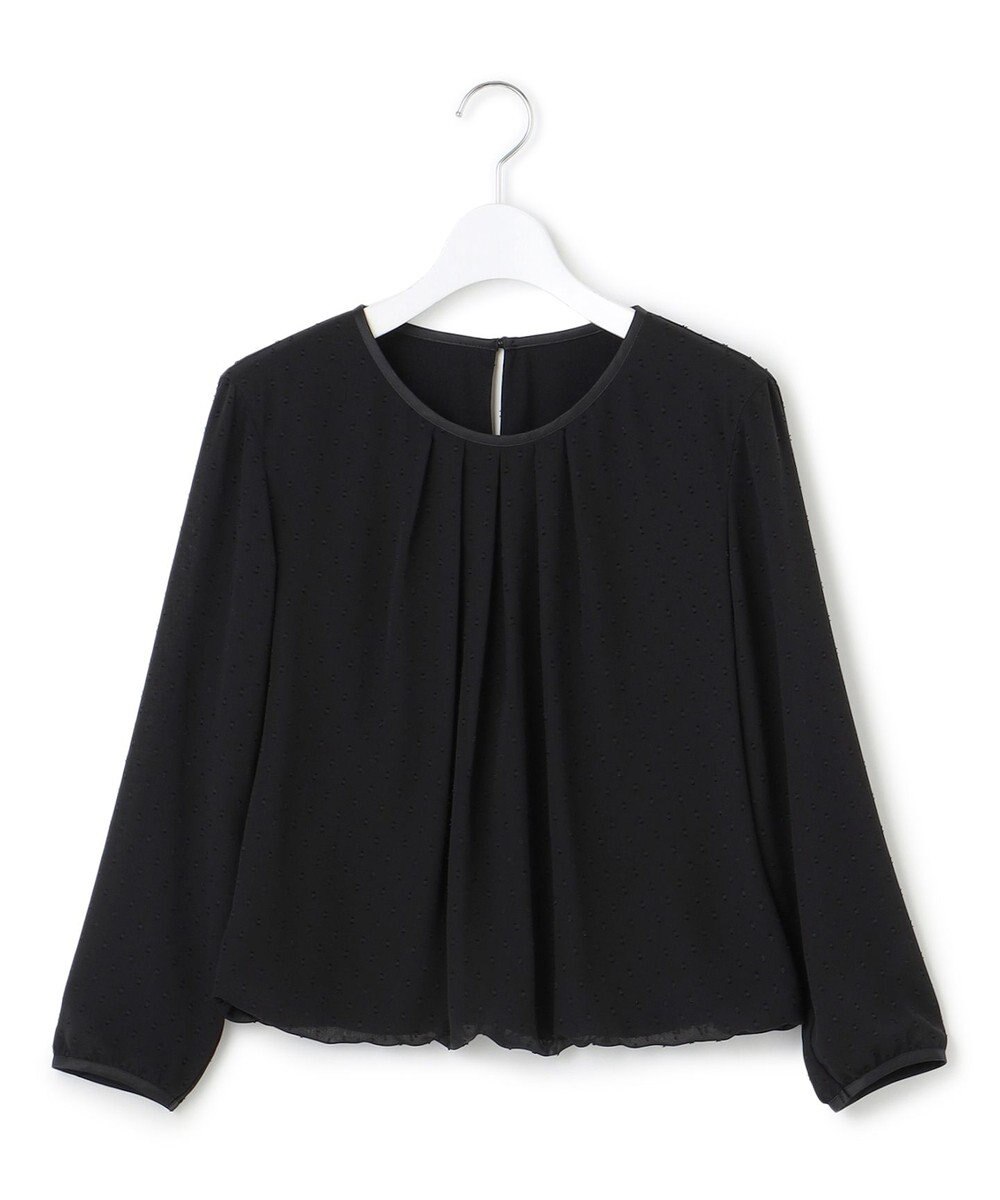 23区 【洗える】ドビードットシフォン ブラウス 