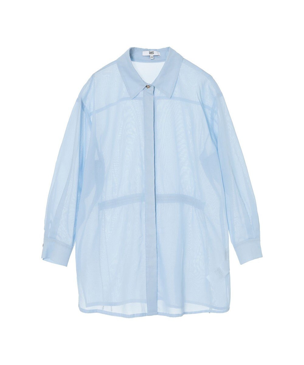 DAKS バックドローストリング コットンシャツ 