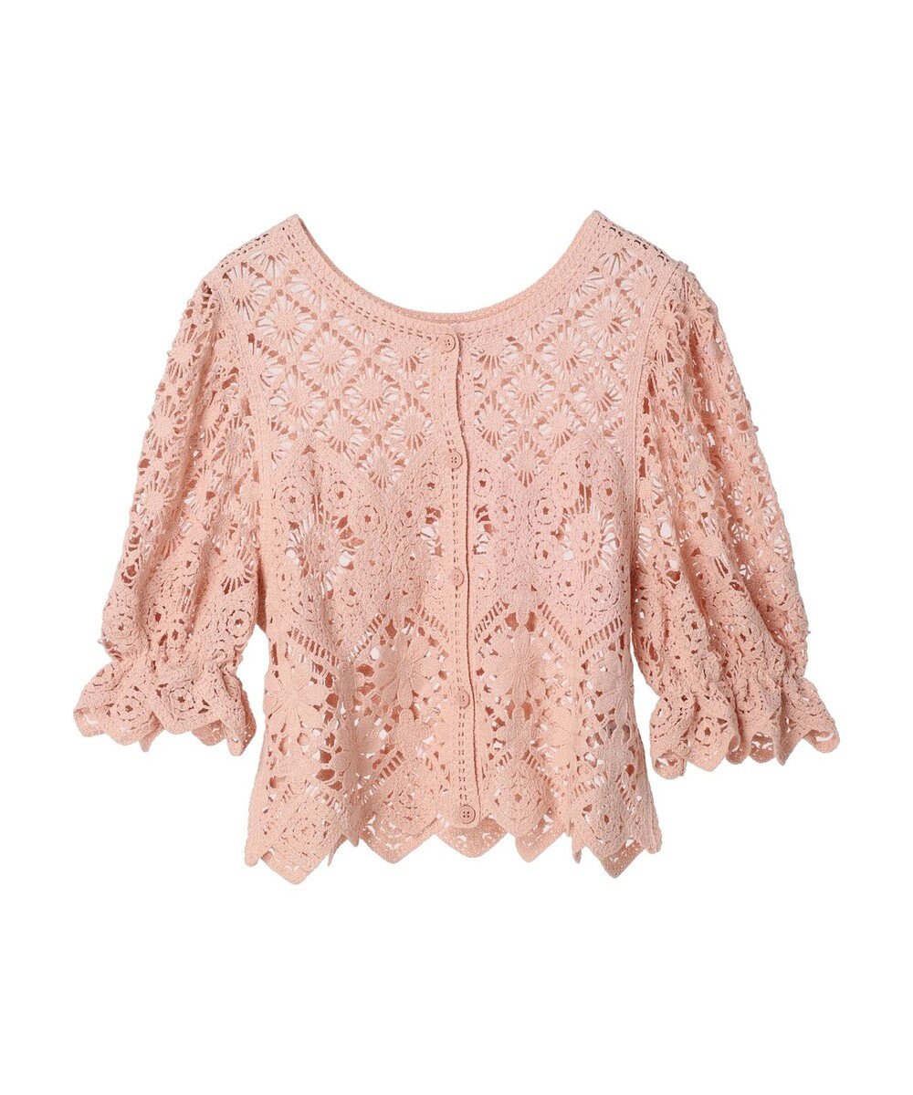 Green Parks ・ＳＵＧＡＲ　ＳＰＯＯＮ　２ｗａｙクロシェカーディガン 