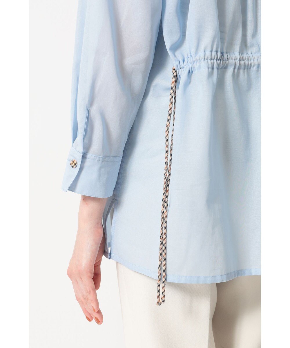 DAKS バックドローストリング コットンシャツ 