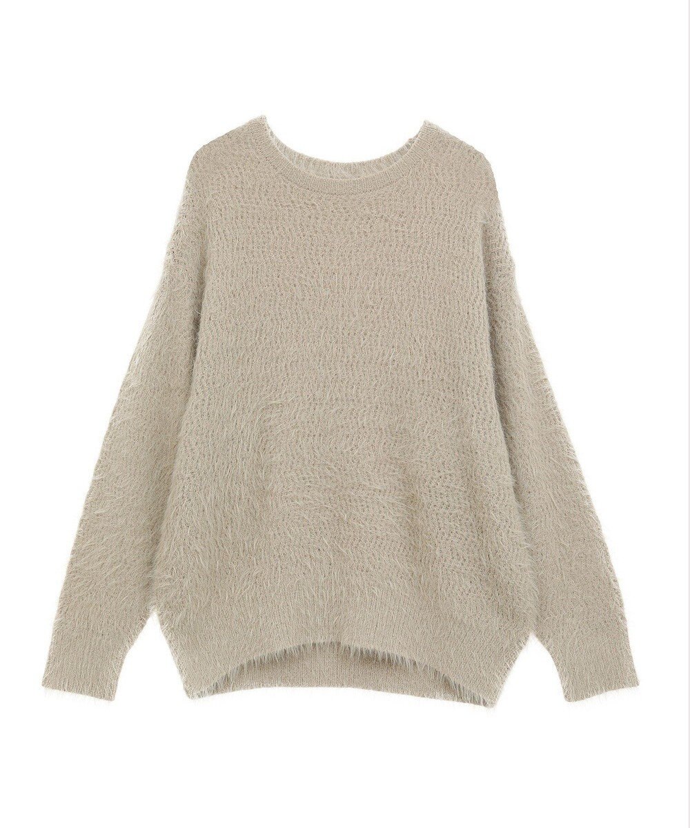 earth music&ecology モヘヤライクレースニット 