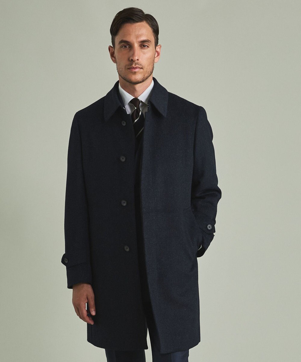 GOTAIRIKU アンゴラビーバー ステンカラーコート 