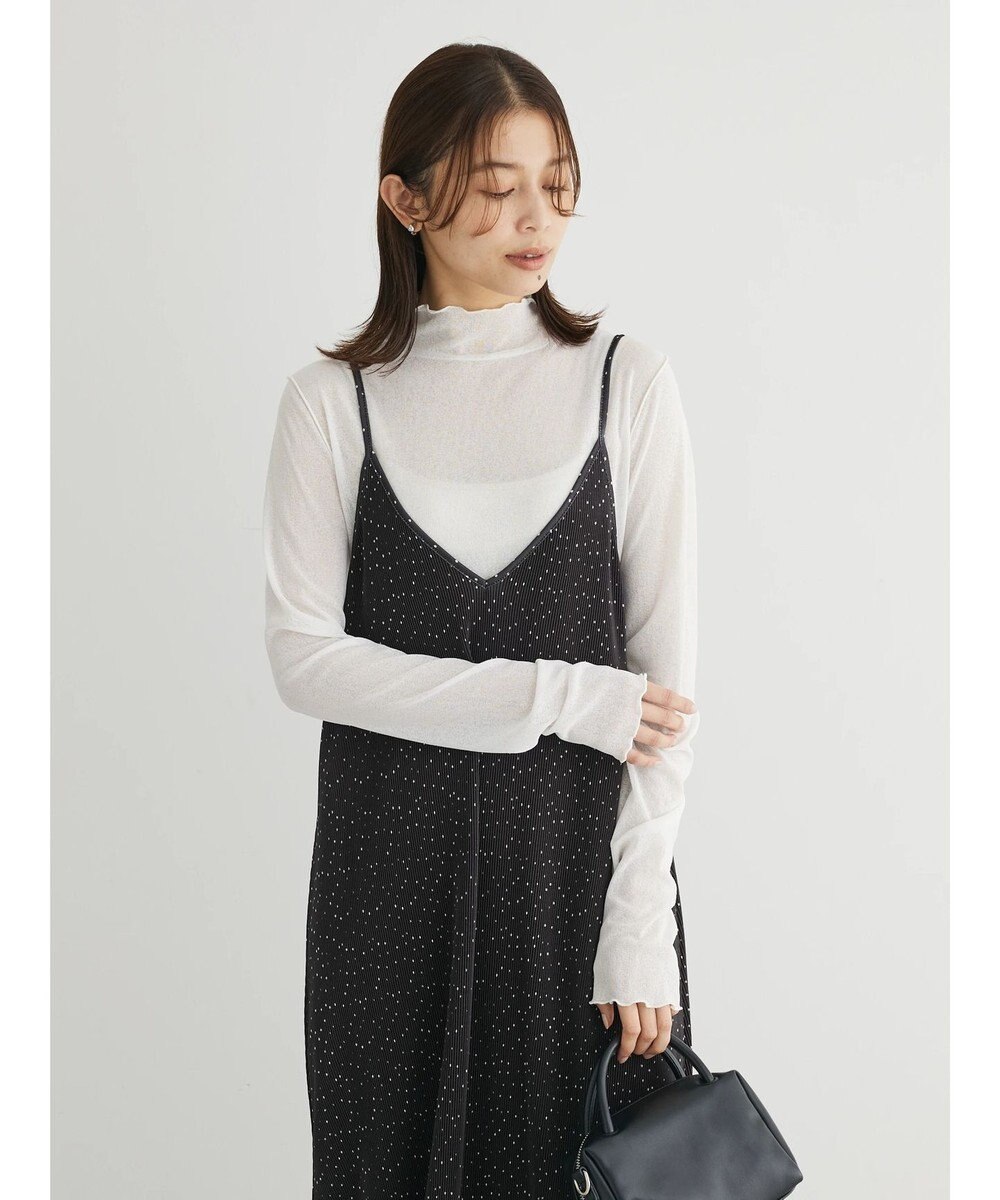 Green Parks 前後２ｗａｙ　プリーツキャミワンピース 