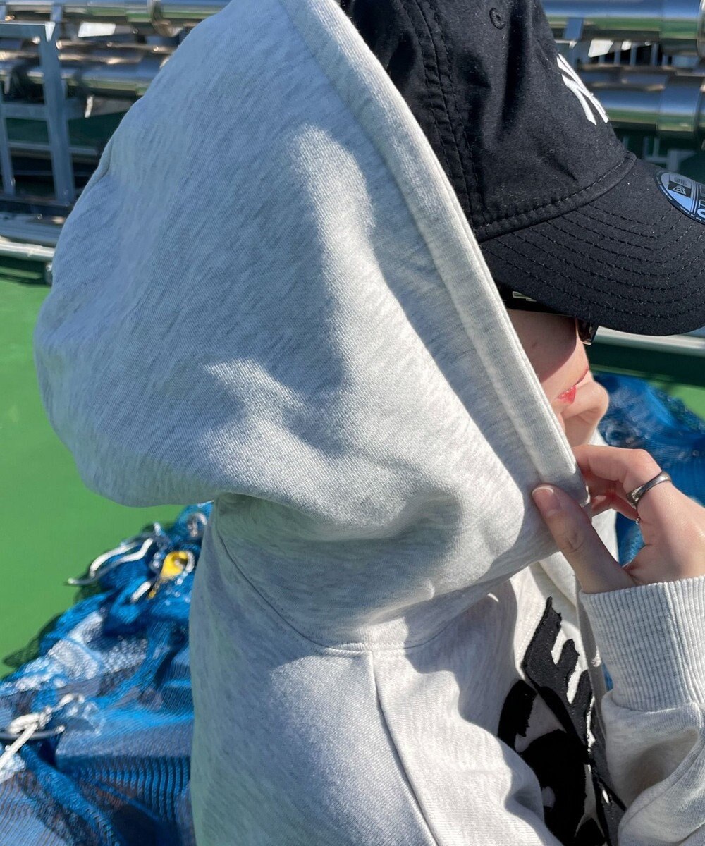 WEGO ロゴZIPショートパーカー 