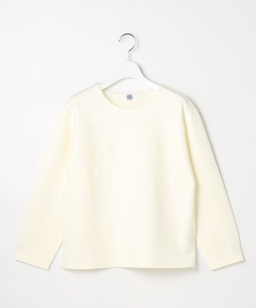 J.PRESS LADIES S アモーレポンチ レース カットソー 