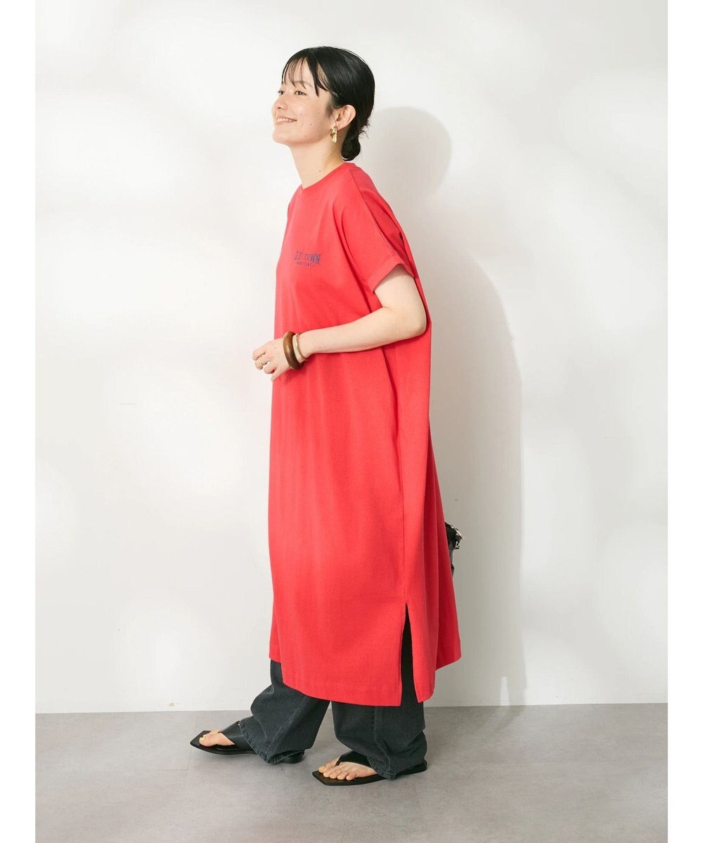 CRAFT STANDARD BOUTIQUE ヴィンテージ風天竺ワンポイントワンピース 