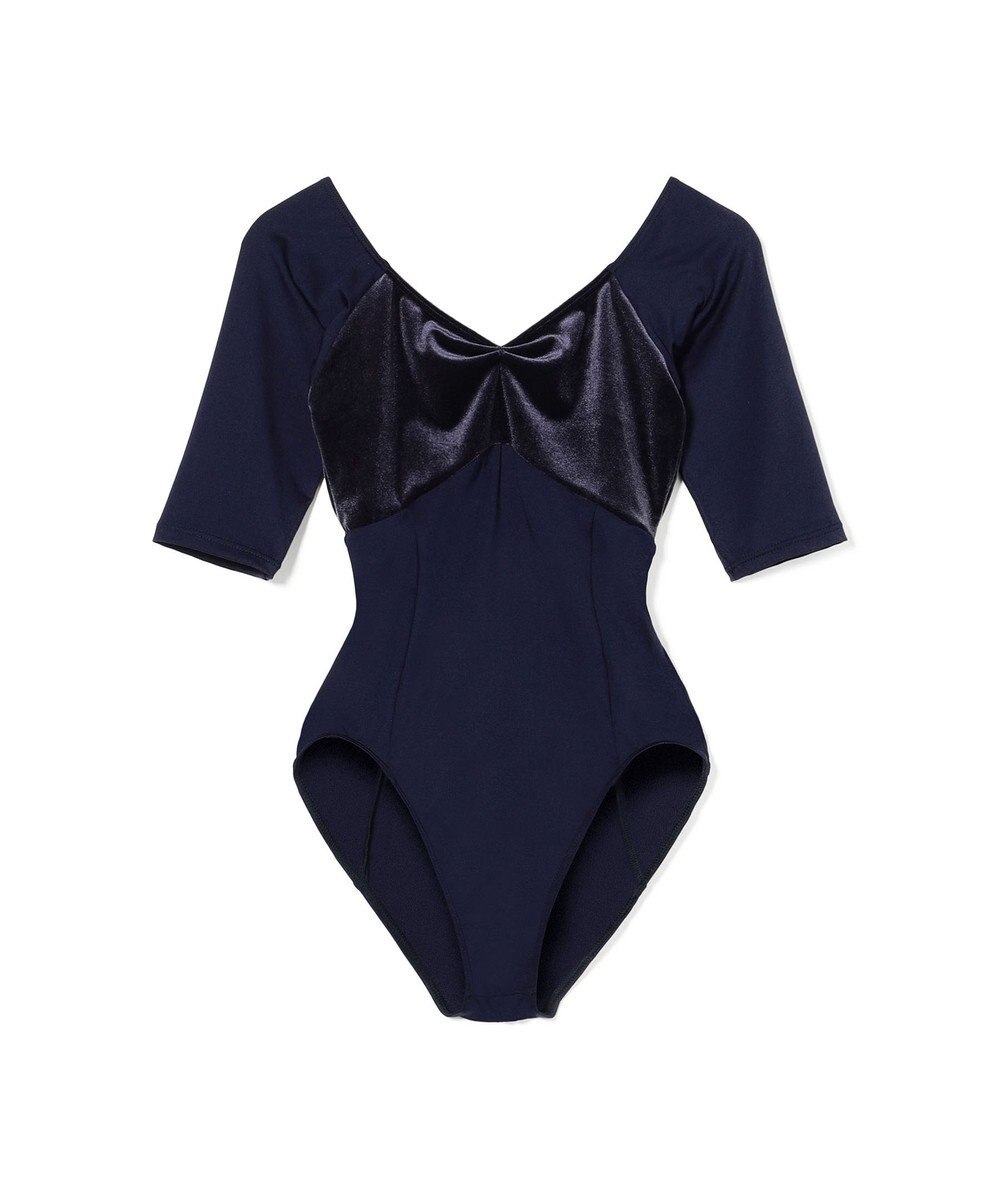 Chacott 5分袖レオタード 