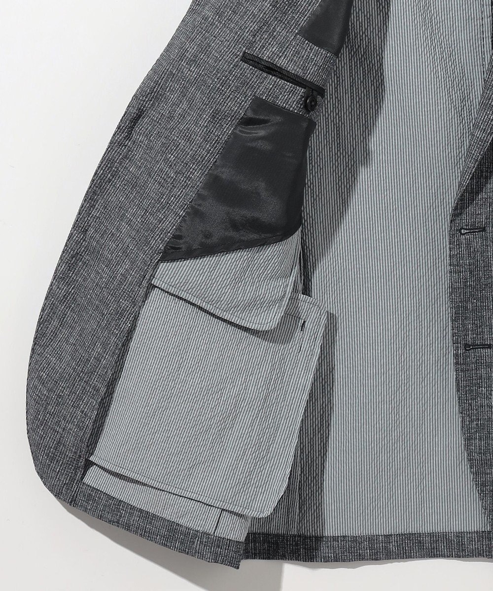 JOSEPH ABBOUD 【洗える/UV/エコ撥水・クールビズ/】ライトウェーブライト ジャケット 