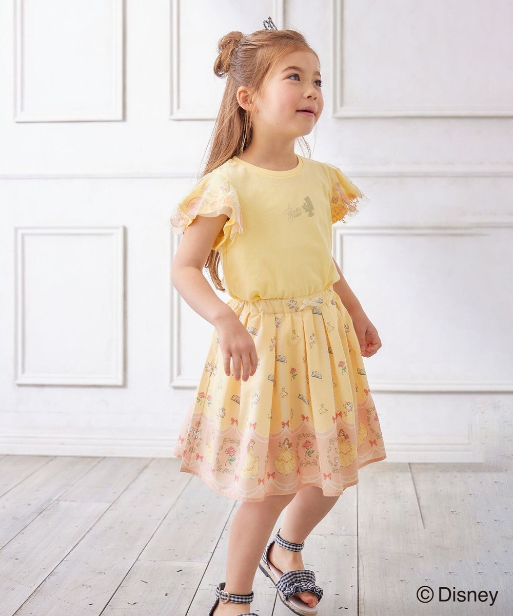 ANY KIDS 【ディズニープリンセス】総柄 プリント スカート 
