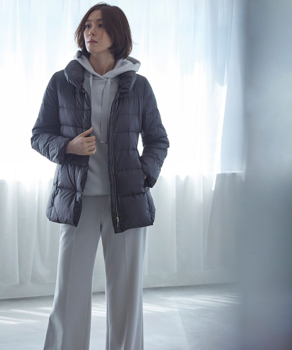 自由区 【XSサイズ～/洗える】ブライトダウン ミドル丈ダウンコート 