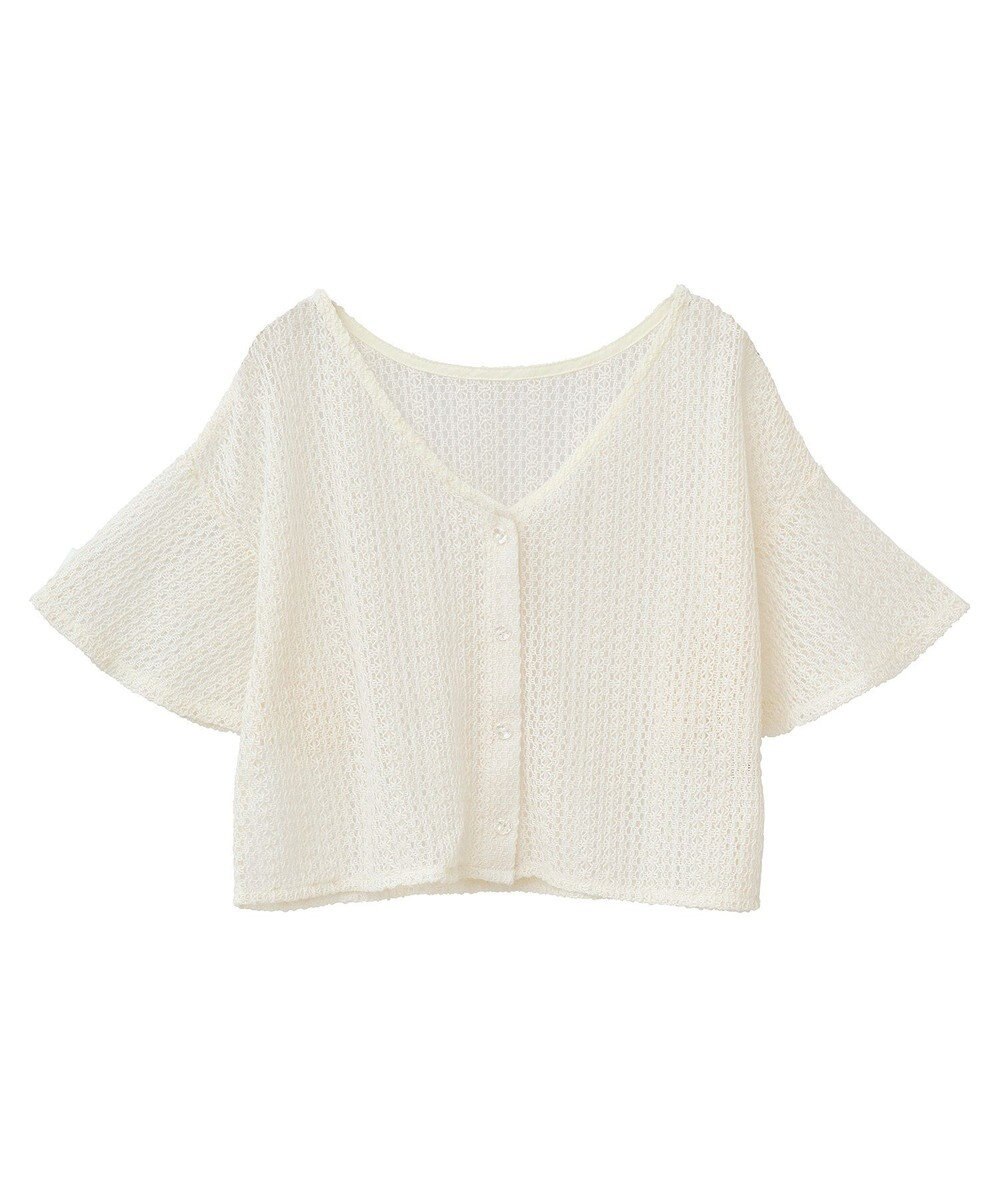 earth music&ecology ＳＥＴ２点レースカーディガン＋レイヤードインナー 