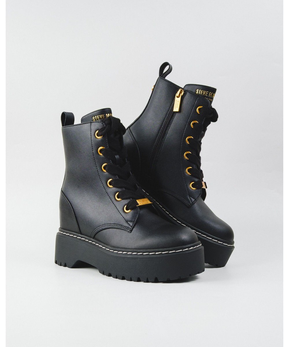 STEVE MADDEN GATEKEEPER プラットフォームレースアップブーツ 