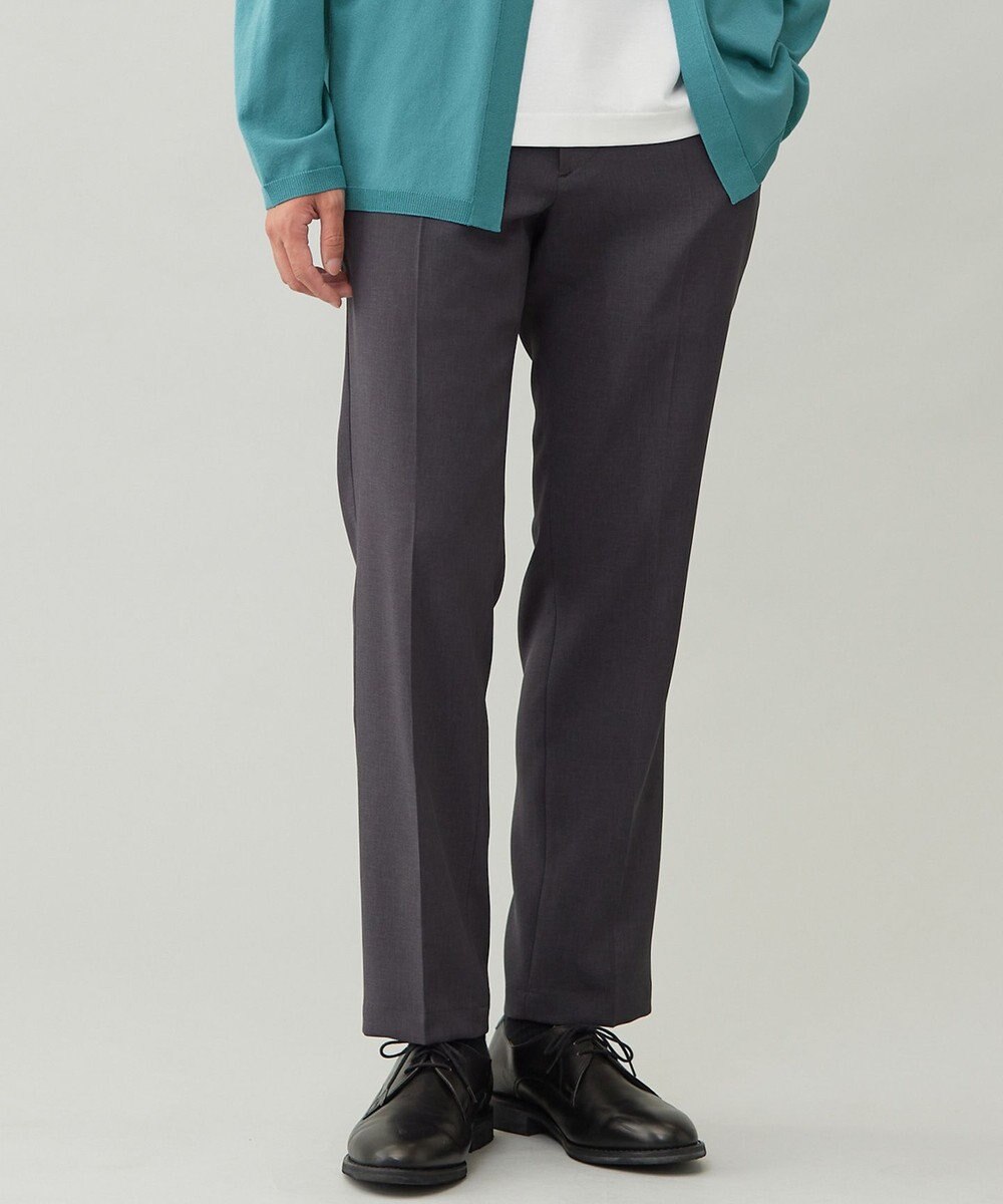 UNFILO MENS 【OCEANS 雑誌・web・YouTube 掲載】WOOL TOUCH 機能美パンツ スリム【東レ開発のウール見え高機能素材】 