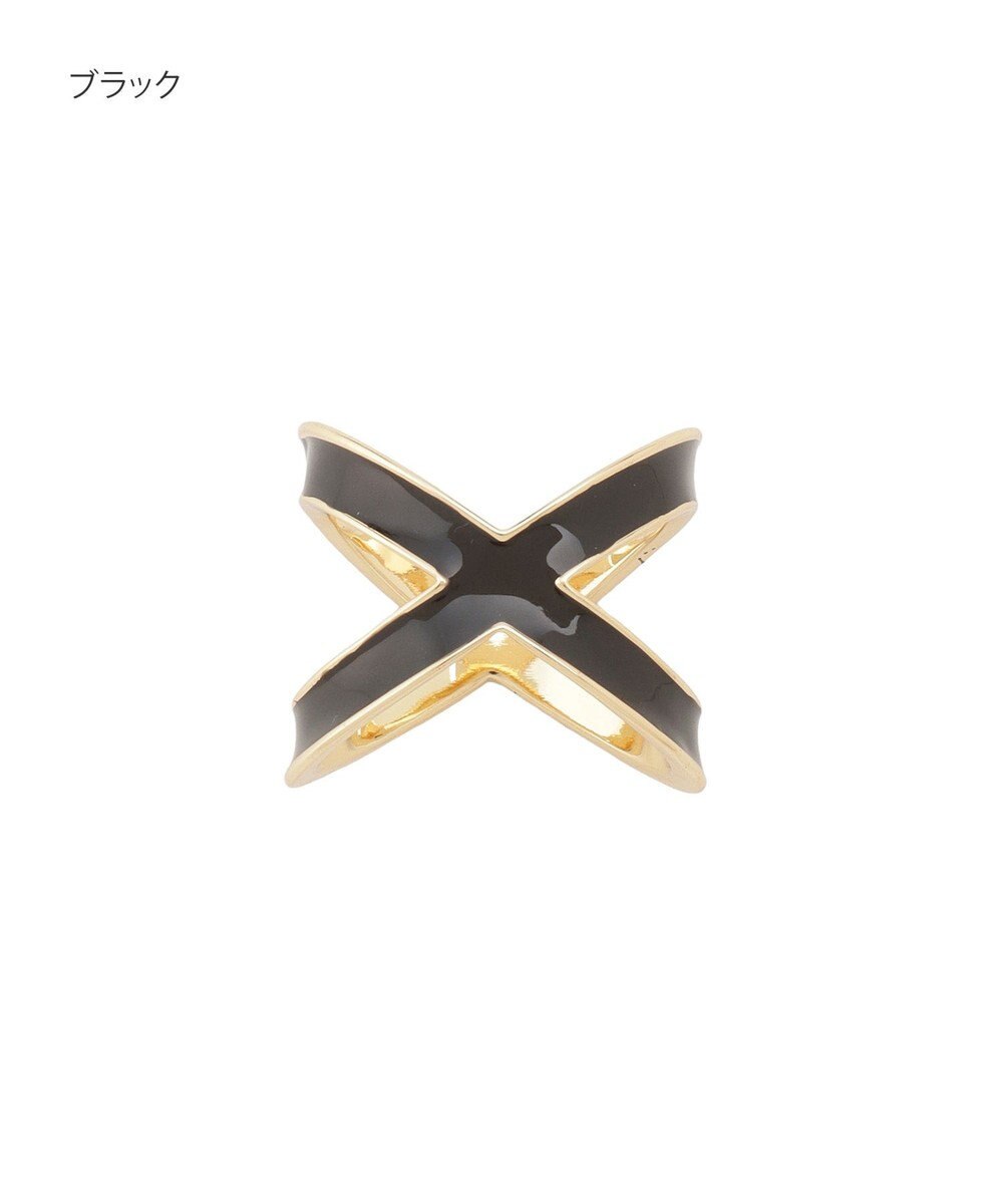 MOONBAT Luna Luce(ルナルーチェ)スカーフリング パール調 Cross Ring お手持ちのスカーフを通すだけ ギフト 