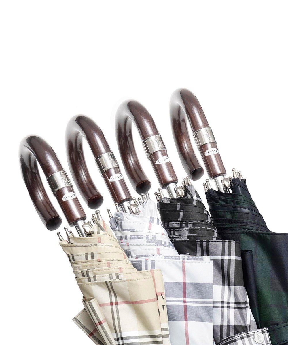 MOONBAT 【軽量】POLO RALPH LAUREN 晴雨兼用日傘 長傘 チェック／遮光 遮熱 UV 