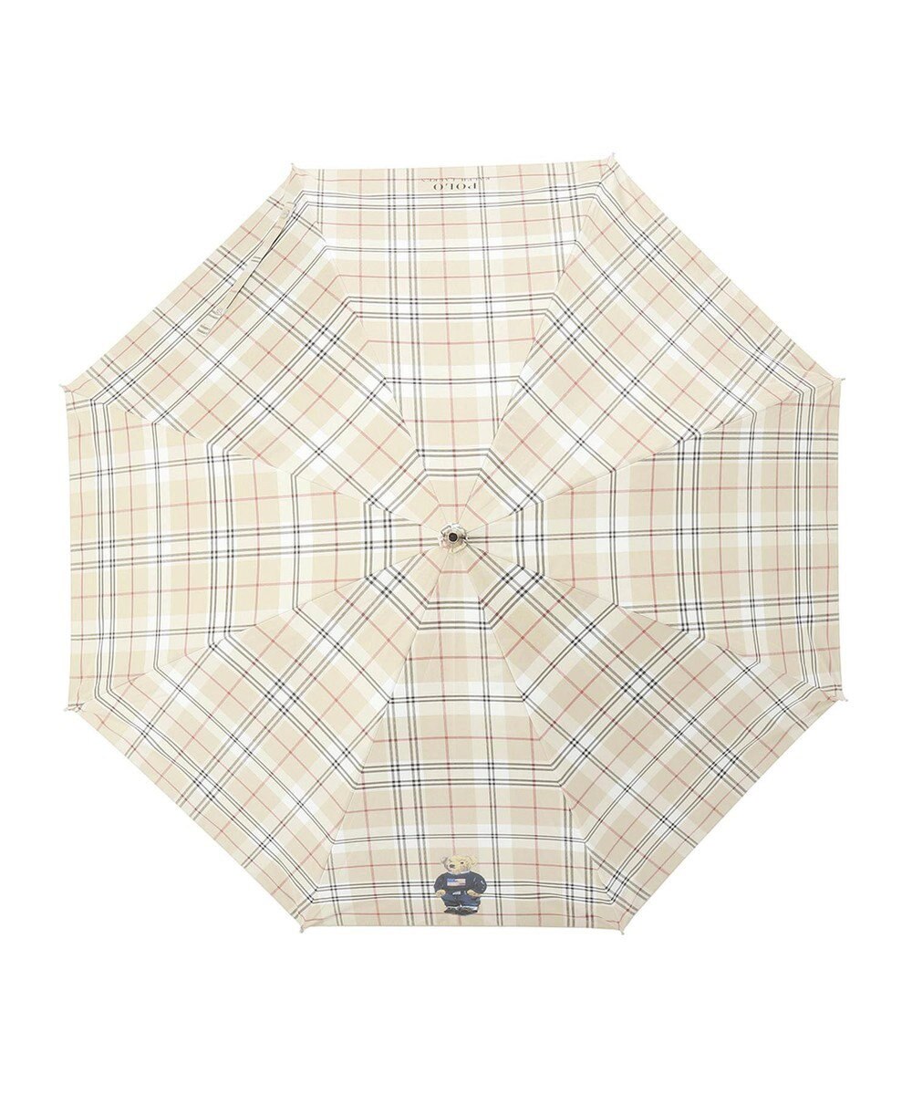 MOONBAT 【軽量】POLO RALPH LAUREN 晴雨兼用日傘 長傘 チェック／遮光 遮熱 UV 