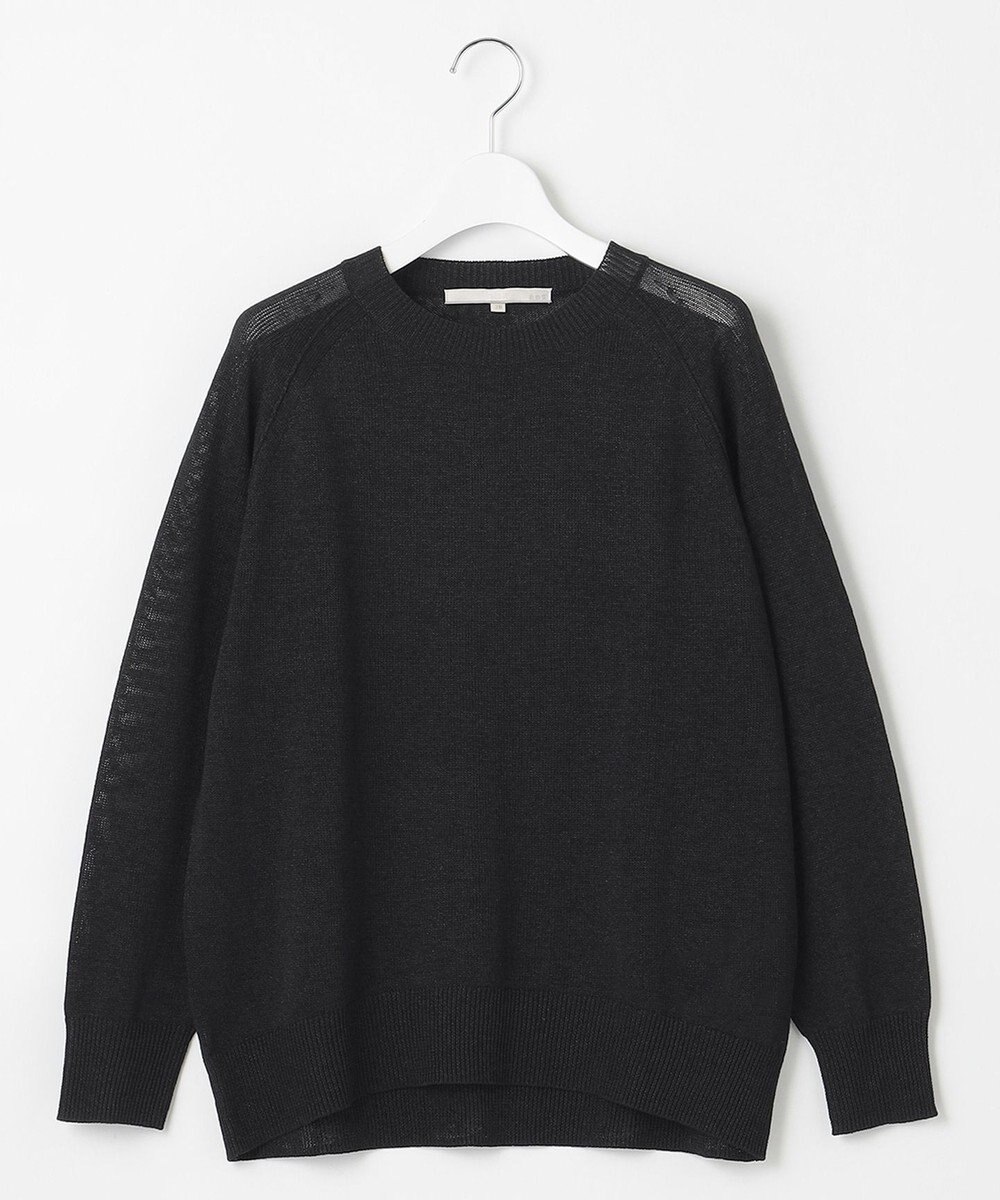 自由区 【XSサイズ～/洗える】ペーパーブレンド ニット 