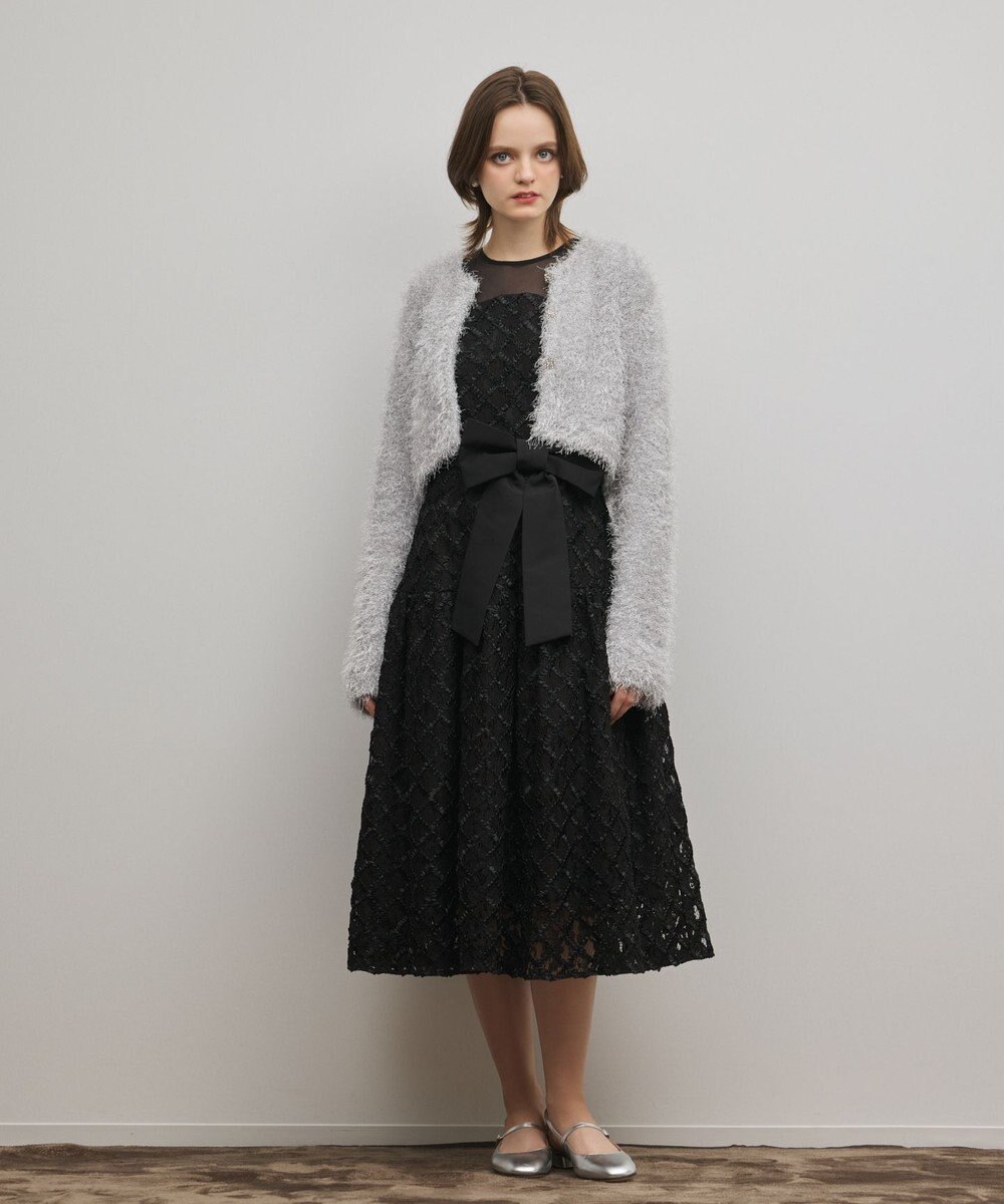 GRACE CONTINENTAL フェザーショートボレロ 