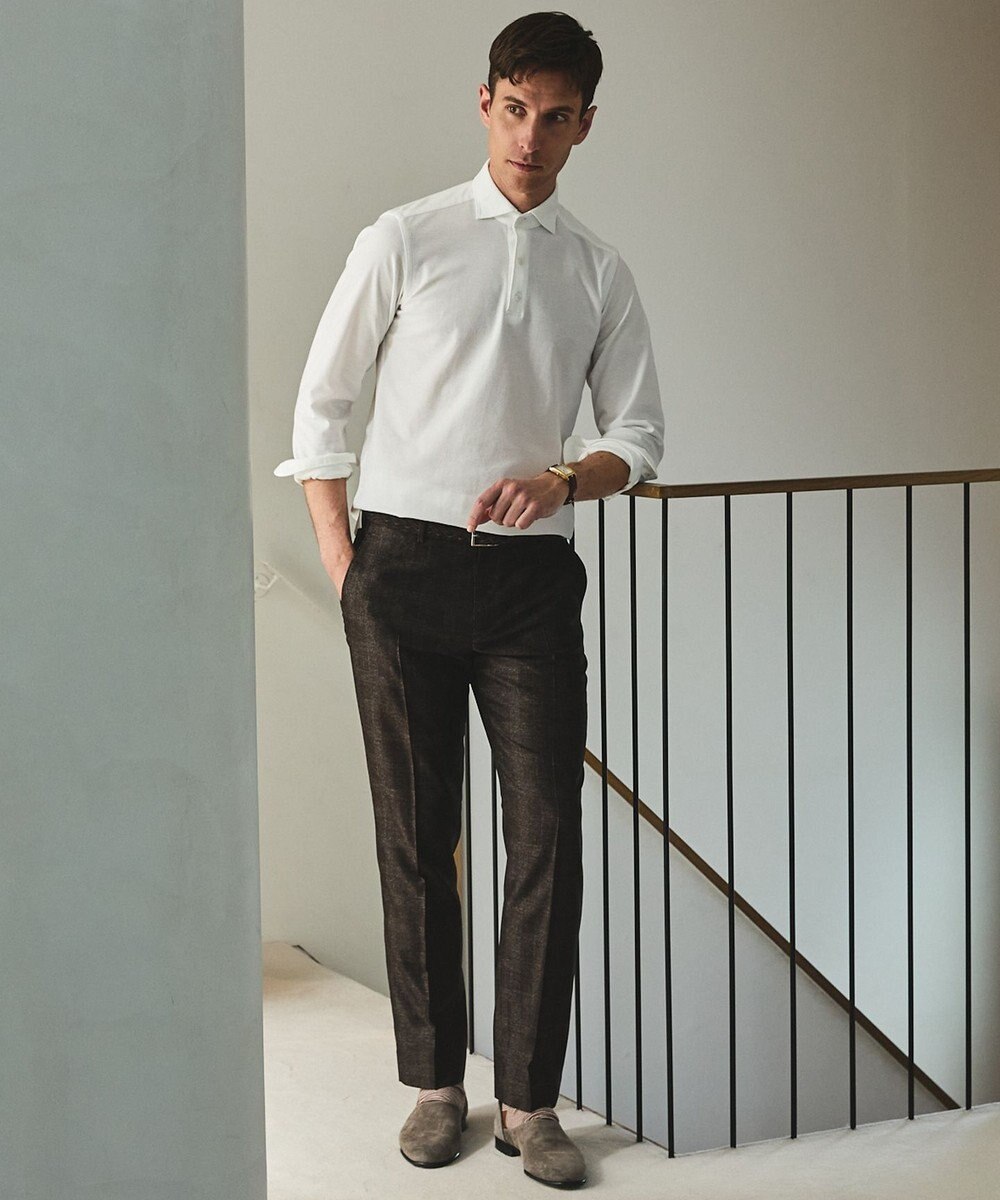 GOTAIRIKU セットアップ仕様【猛暑対応の7機能】カラミ セットアップパンツ_グレンチェック(26年モデル) 